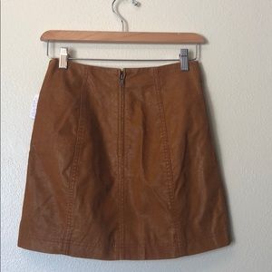 Free People Skirts - Modern Femme Vegan Leather mini Skirt Free People Skirts - Modern Femme Vegan Leather mini Skirt